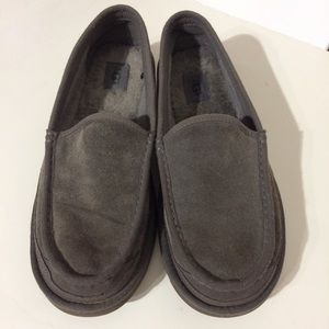 UGG Men's Dex Suede Slip-On Sheepskin Loafers